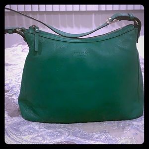 Green leather KATE SPADE purse